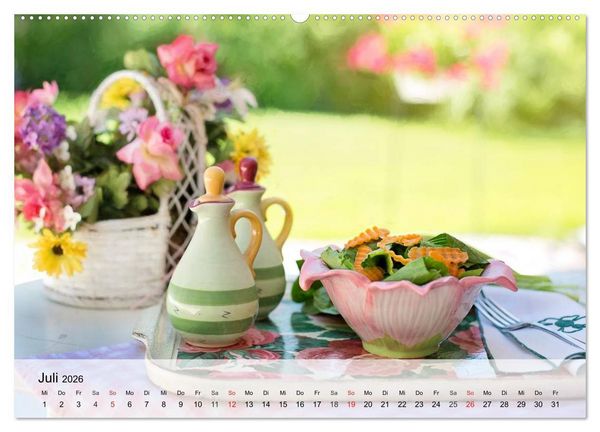 Produktbild: Landhaus-Romantik. Die Farben des Sommers (Wandkalender 2026 DIN A2 quer), CALVENDO Monatskalender