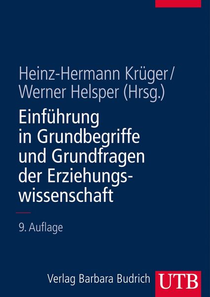 Produktbild: Einf&uuml;hrung in Grundbegriffe und Grundfragen der Erziehungswissenschaft