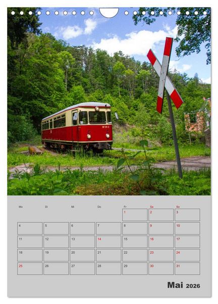 Produktbild: Brockenbahn - Terminplaner (Wandkalender 2026 DIN A4 hoch), CALVENDO Monatskalender