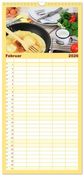 Produktbild: Familienplaner 2026 - Großmutter´s Küche mit 5 Spalten (Wandkalender, 21 x 45 cm) CALVENDO
