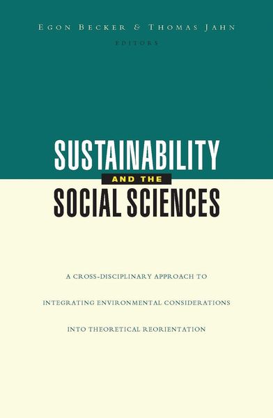 Produktbild: Sustainability and the Social Sciences