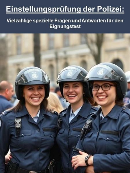 Produktbild: Einstellungspr&uuml;fung der Polizei: - Vielz&auml;hlige spezielle Fragen und Antworten f&uuml;r den Eignungstest