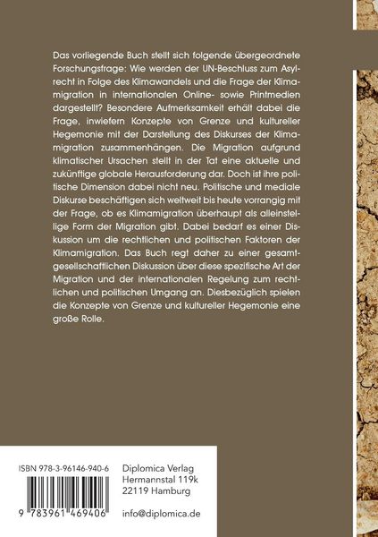 Produktbild: Klimamigration. Ein Begriff mit vielen Unw&auml;gbarkeiten