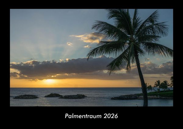 Palmentraum 2026 Fotokalender DIN A3