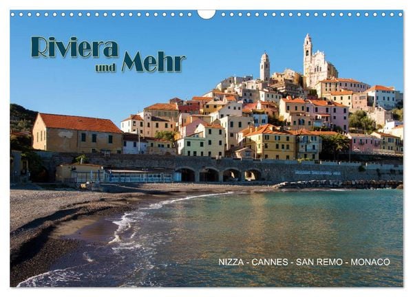 Produktbild: Riviera und Mehr - Nizza, Cannes, San Remo, Monaco (Wandkalender 2026 DIN A3 quer), CALVENDO Monatskalender