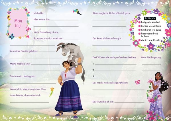Produktbild: Disney Encanto: Freundebuch