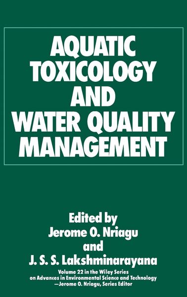 Produktbild: Aquatic Toxicology and Water Quality Management