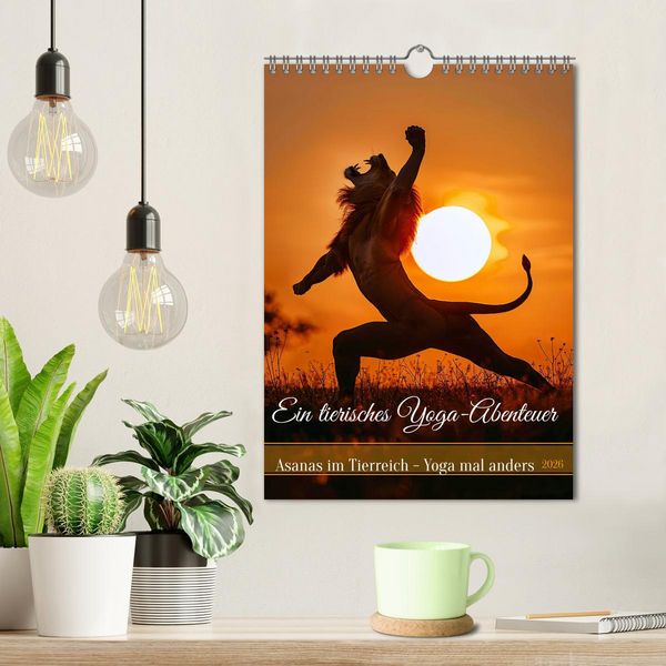 Produktbild: Ein tierisches Yoga-Abenteuer (Wandkalender 2026 DIN A4 hoch), CALVENDO Monatskalender