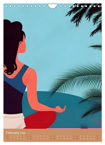 Produktbild: Meditation Unites (Wall Calendar 2026 DIN A4 portrait), CALVENDO 12 Month Wall Calendar