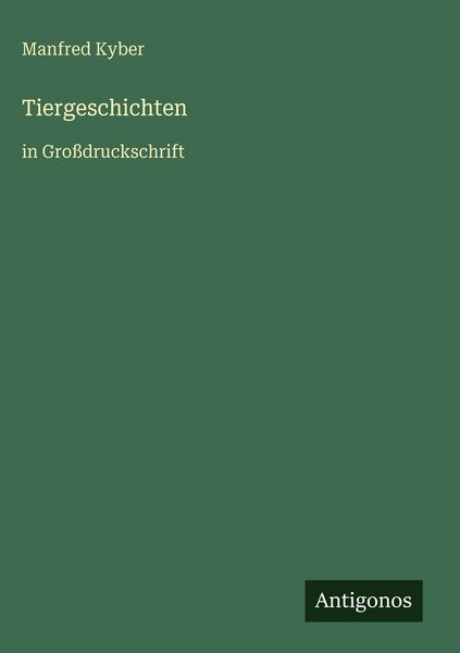 Produktbild: Tiergeschichten