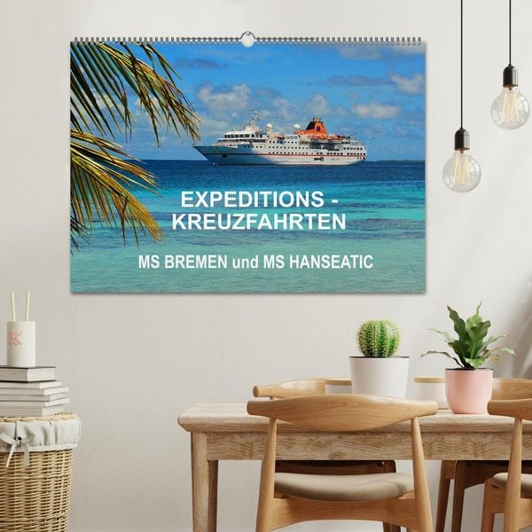 Produktbild: Expeditions-Kreuzfahrten MS BREMEN und MS HANSEATIC (Wandkalender 2026 DIN A2 quer), CALVENDO Monatskalender