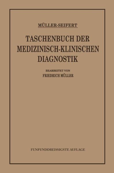 Produktbild: Taschenbuch der Medizinisch-Klinischen Diagnostik