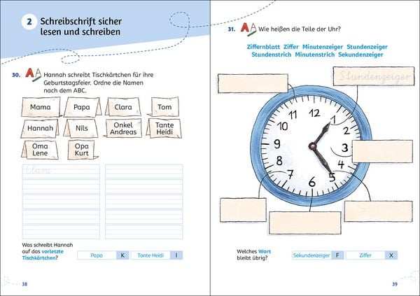 Produktbild: Lesel&ouml;wen Lernhilfen - Schreibschrift lernen - 2. Klasse