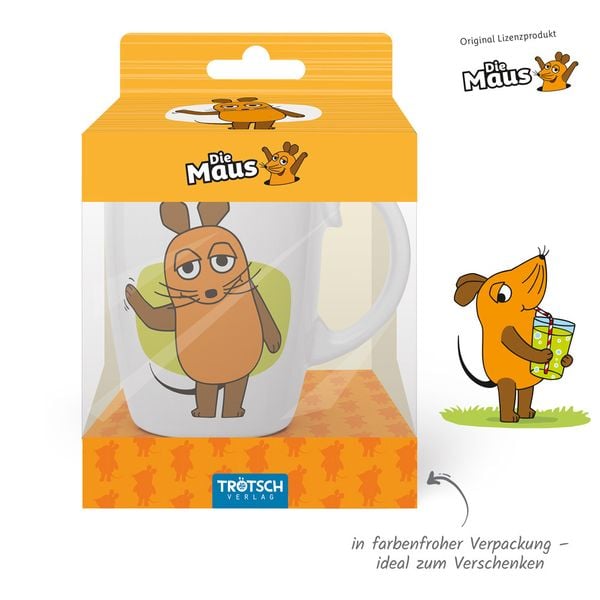 Produktbild: Tr&ouml;tsch Die Maus Kindertasse Geschenktasse aus Porzellan