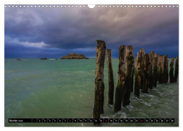 Produktbild: SAINT-MALO, C&ocirc;te d'Emeraude (Calendrier mural 2026 DIN A3 vertical), CALVENDO calendrier mensuel