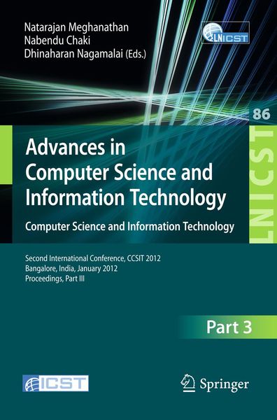 Produktbild: Advances in Computer Science and Information Technology. Computer Science and Information Technology