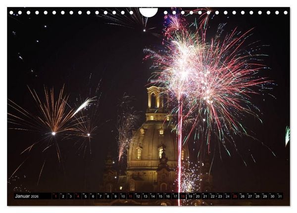 Produktbild: Dresden Die Perle an der Elbe (Wandkalender 2026 DIN A4 quer), CALVENDO Monatskalender