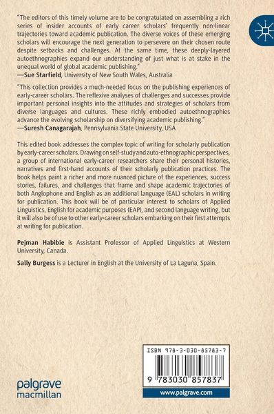 Produktbild: Scholarly Publication Trajectories of Early-career Scholars