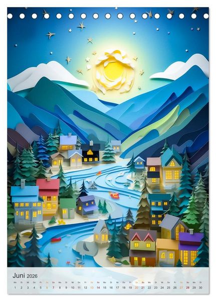 Produktbild: Mein Traumland (Tischkalender 2026 DIN A5 hoch), CALVENDO Monatskalender