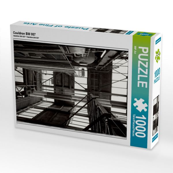 CALVENDO Puzzle Cauldron BW 007 | 1000 Teile Lege-Größe 64x48cm Foto-Puzzle für glückliche Stunden
