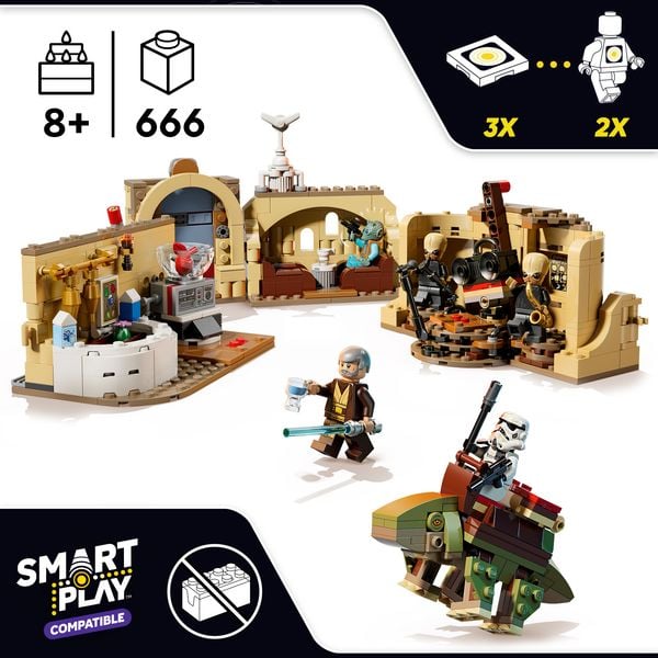 Produktbild: LEGO Star Wars 75425 SMART Play: Mos Eisley Cantina, Spielzeug ab 8