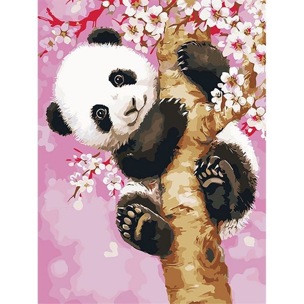 PRACHT Diamond Painting Panda 50x40cm