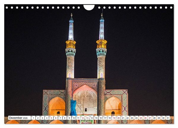 Produktbild: St&auml;dte des Irans - Yazd (Wandkalender 2026 DIN A4 quer), CALVENDO Monatskalender