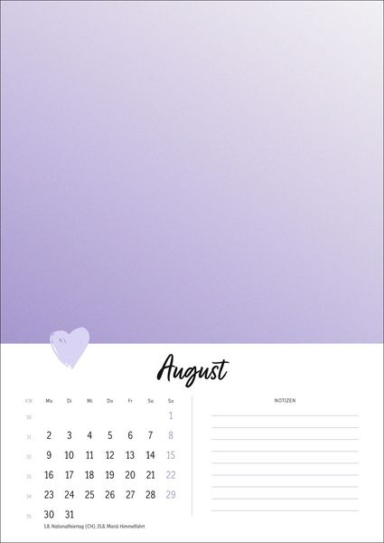 Produktbild: Kreativkalender Mit Liebe gemacht A4 2027