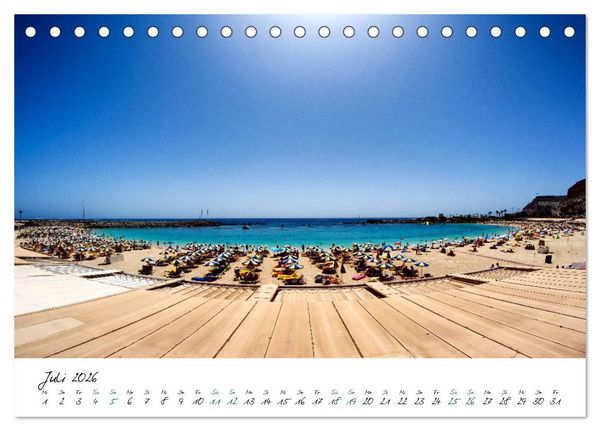 Produktbild: Gran Canaria - 365 Tage Fr&uuml;hling (Tischkalender 2026 DIN A5 quer), CALVENDO Monatskalender