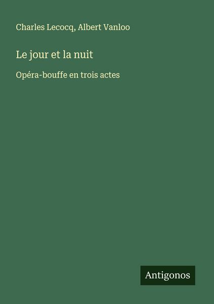 Produktbild: Le jour et la nuit