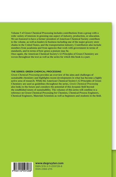 Produktbild: Green Chemistry in Government and Industry