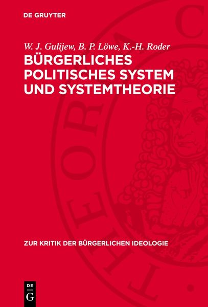 Produktbild: B&uuml;rgerliches politisches System und Systemtheorie