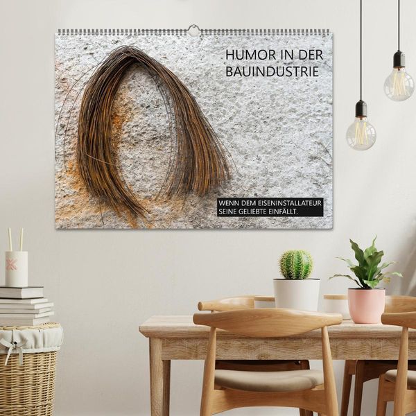 Produktbild: Humor in der Bauindustrie (Wandkalender 2026 DIN A2 quer), CALVENDO Monatskalender