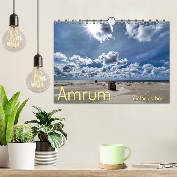 Produktbild: Amrum einfach sch&ouml;n (Wandkalender 2026 DIN A4 quer), CALVENDO Monatskalender