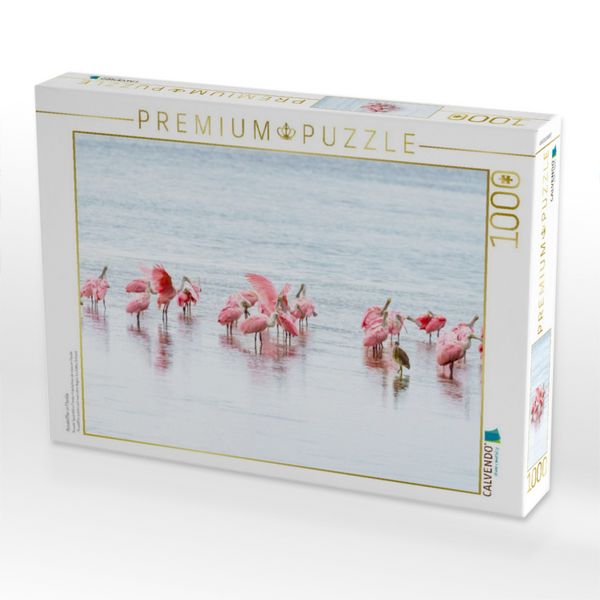 Produktbild: CALVENDO Puzzle Rosal&ouml;ffler in Florida | 1000 Teile Lege-Gr&ouml;&szlig;e 64x48cm Foto-Puzzle f&uuml;r gl&uuml;ckliche Stunden