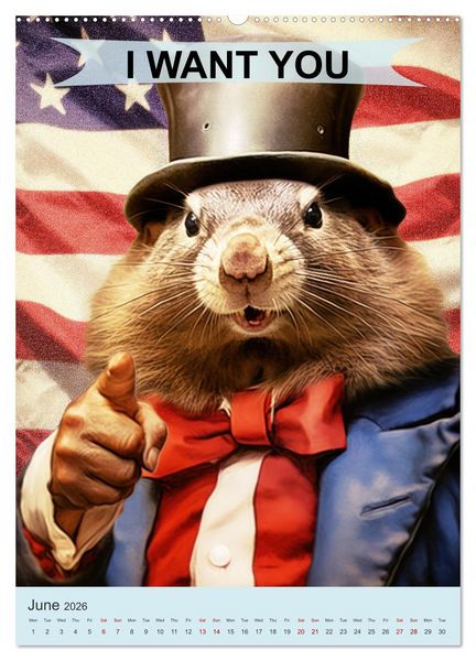 Produktbild: I want you animals (Wall Calendar 2026 DIN A2 portrait), CALVENDO 12 Month Wall Calendar
