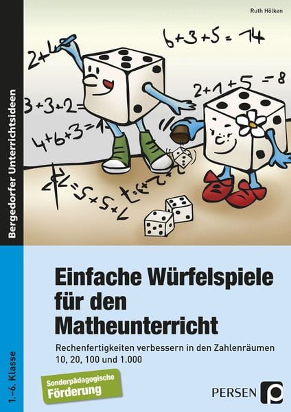 Einfache Würfelspiele für den Mathematikunterricht, Geheftet von Ruth Hölken, Persen Verlag in der AAP Lehrerwelt GmbH, 978-3-403-23082-3
