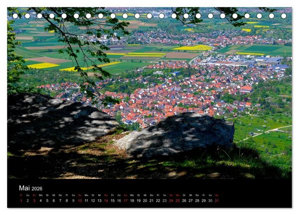 Produktbild: Baden-W&uuml;rttemberg 2026 (Tischkalender 2026 DIN A5 quer), CALVENDO Monatskalender