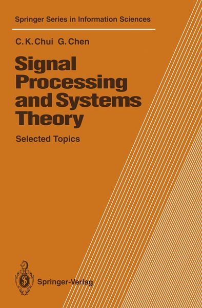 Produktbild: Signal Processing and Systems Theory