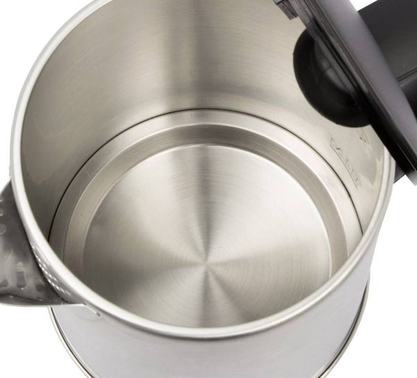 Produktbild: Clatronic WKS 3692schwarz Wasserkocher Edelstahl, Schwarz Fassungsverm&ouml;gen: 1.5l