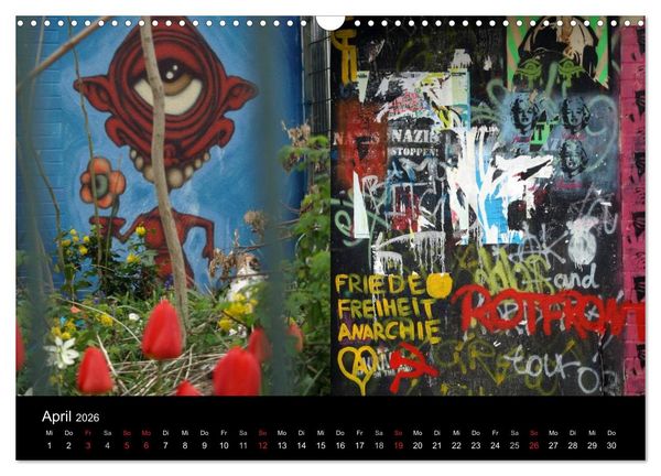 Produktbild: Grafitti 2026 (Wandkalender 2026 DIN A3 quer), CALVENDO Monatskalender