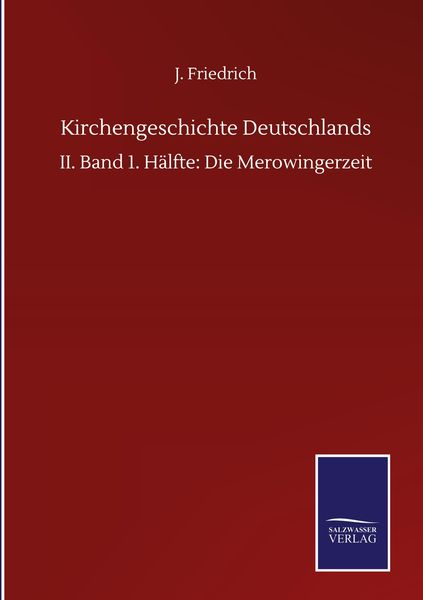 Produktbild: Kirchengeschichte Deutschlands