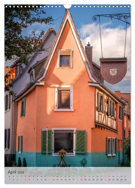 Produktbild: Stadtbummel in Ladenburg - Die R&ouml;mer- und Fachwerk-Stadt (Wandkalender 2026 DIN A3 hoch), CALVENDO Monatskalender