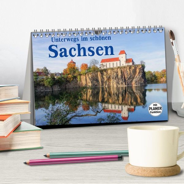 Produktbild: Unterwegs im sch&ouml;nen Sachsen (Tischkalender 2026 DIN A5 quer), CALVENDO Monatskalender
