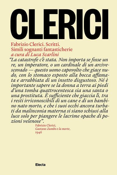 Produktbild: Fabrizio Clerici. Scritti. Simili sognanti fantasticherie