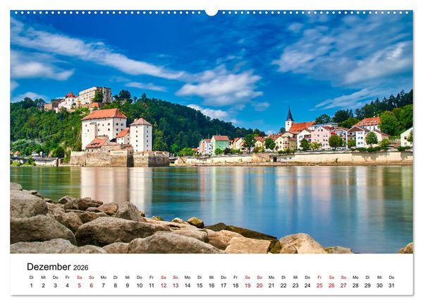 Produktbild: Impressionen aus Passau (Wandkalender 2026 DIN A2 quer), CALVENDO Monatskalender