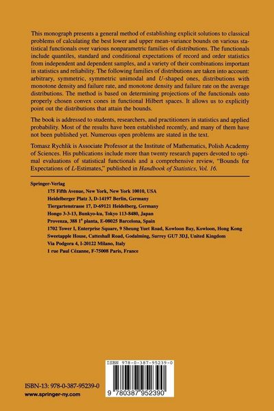 Produktbild: Projecting Statistical Functionals