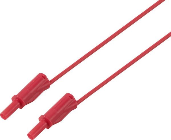 VOLTCRAFT MSB-532 Messleitung 4mm 2m Rot 2,5mm² CAT IV 600V 32A