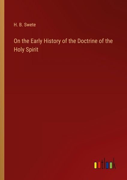 Produktbild: On the Early History of the Doctrine of the Holy Spirit
