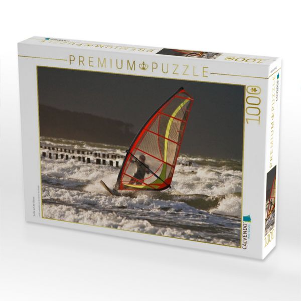 Produktbild: CALVENDO Puzzle Surfer auf der Ostsee | 1000 Teile Lege-Gr&ouml;&szlig;e 64x48cm Foto-Puzzle f&uuml;r gl&uuml;ckliche Stunden